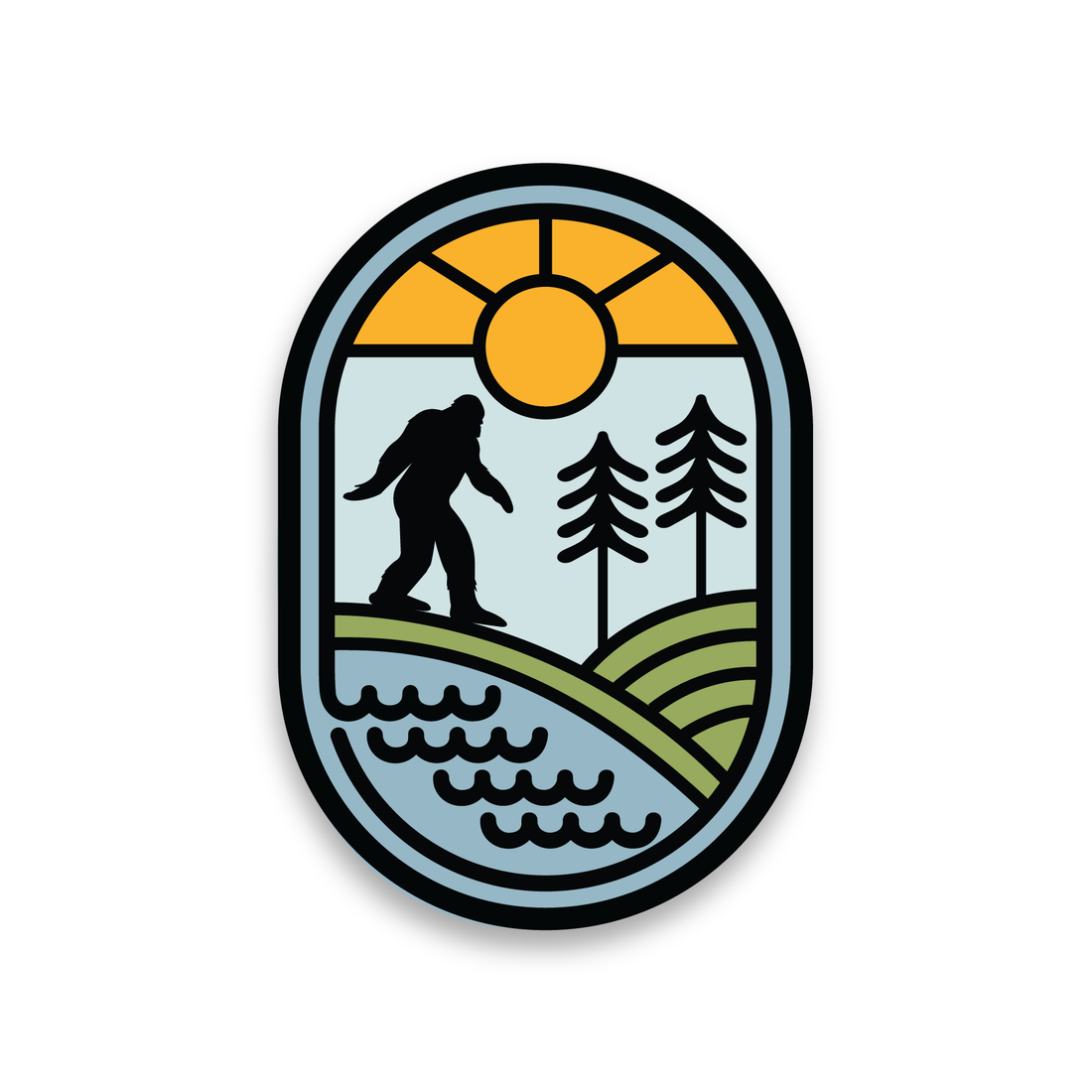 Bigfoot Scene - Vinyl Sticker