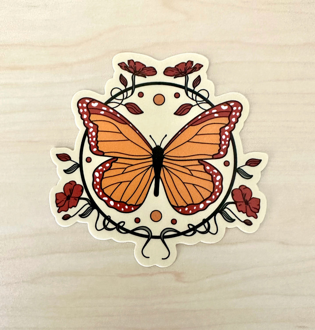 Monarch Butterfly - Vinyl Sticker