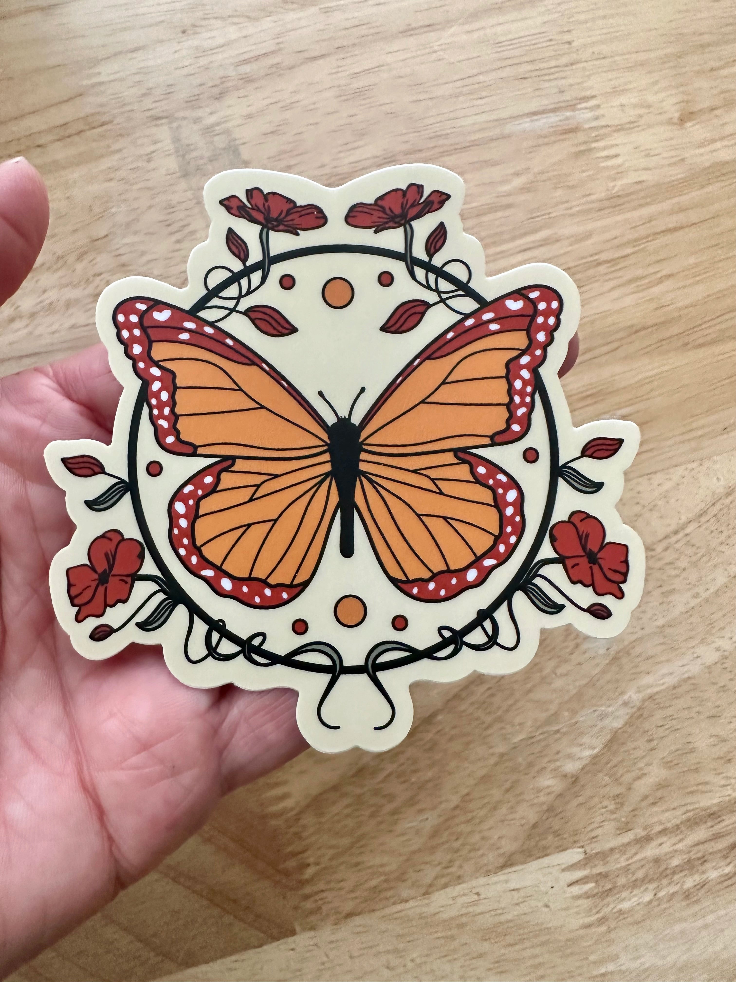 Monarch Butterfly - Vinyl Sticker