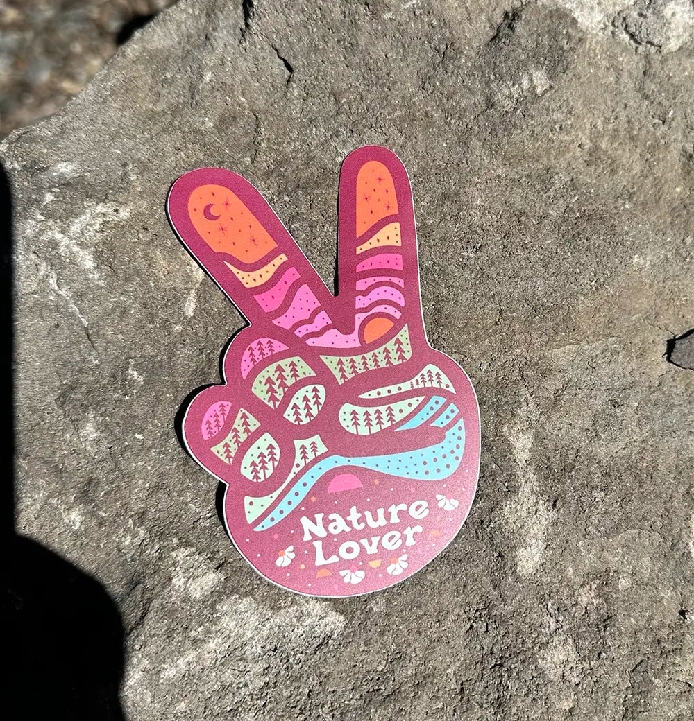 Nature Lover Peace - Vinyl Sticker
