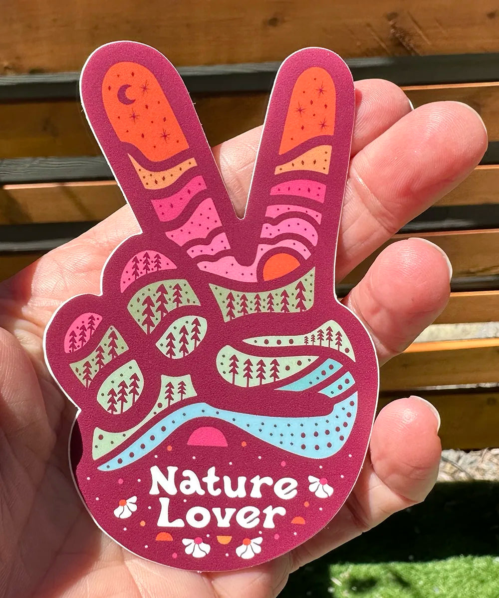 Nature Lover Peace - Vinyl Sticker
