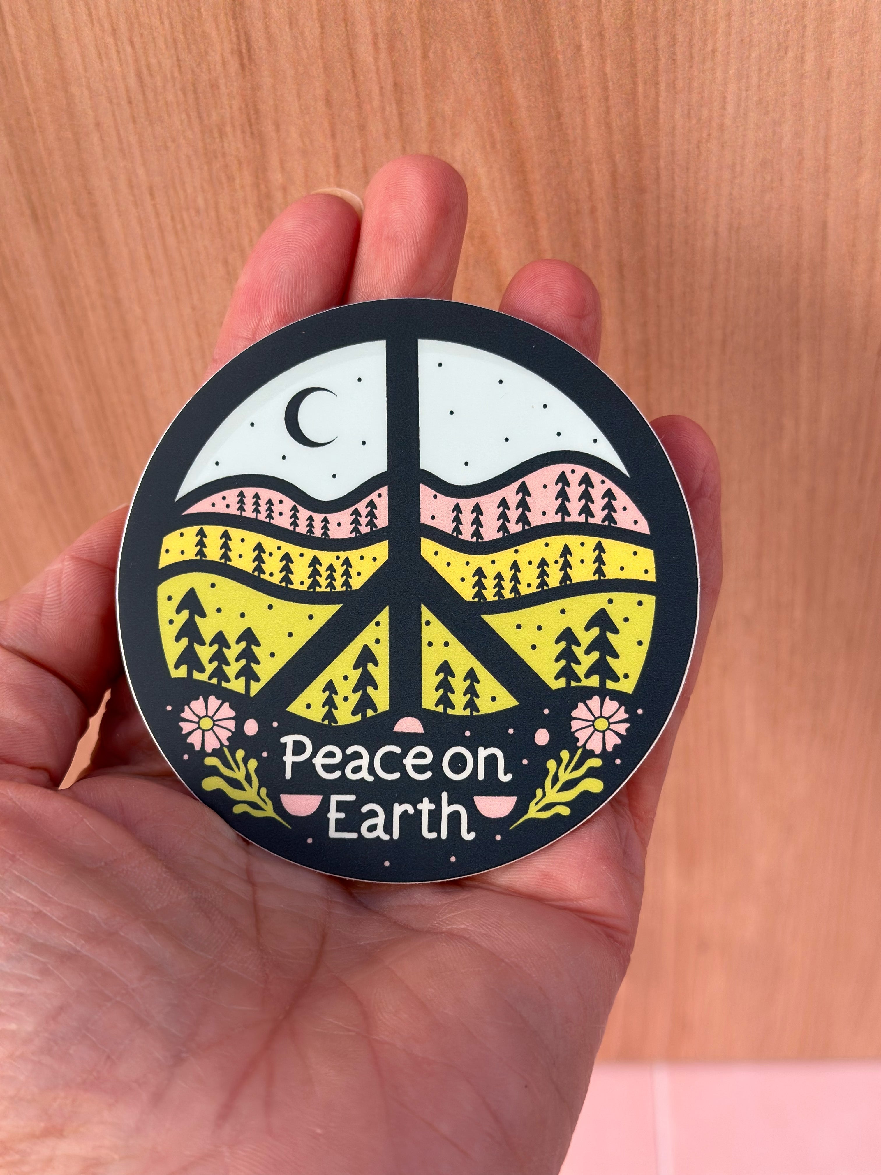 Peace on Earth - Vinyl Sticker