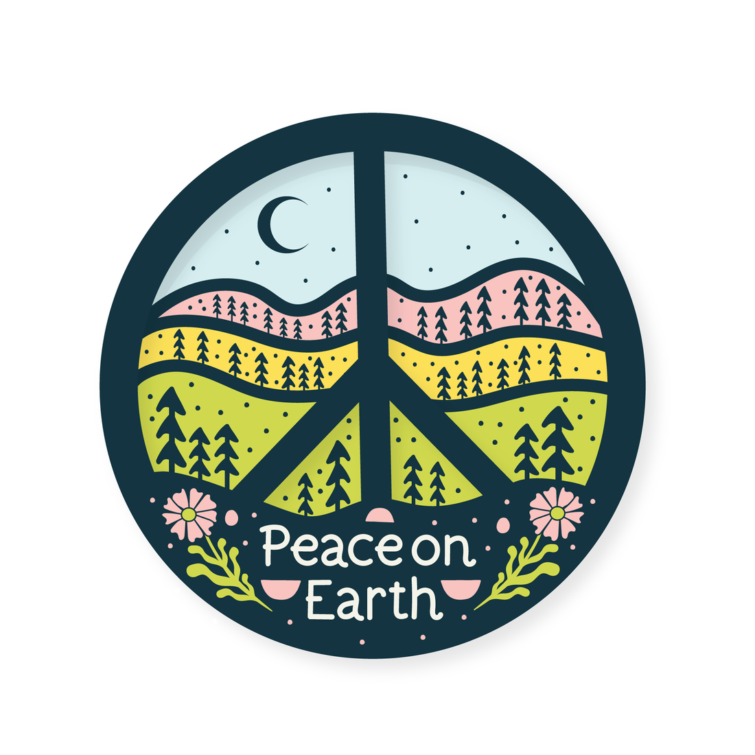 Peace on Earth - Vinyl Sticker