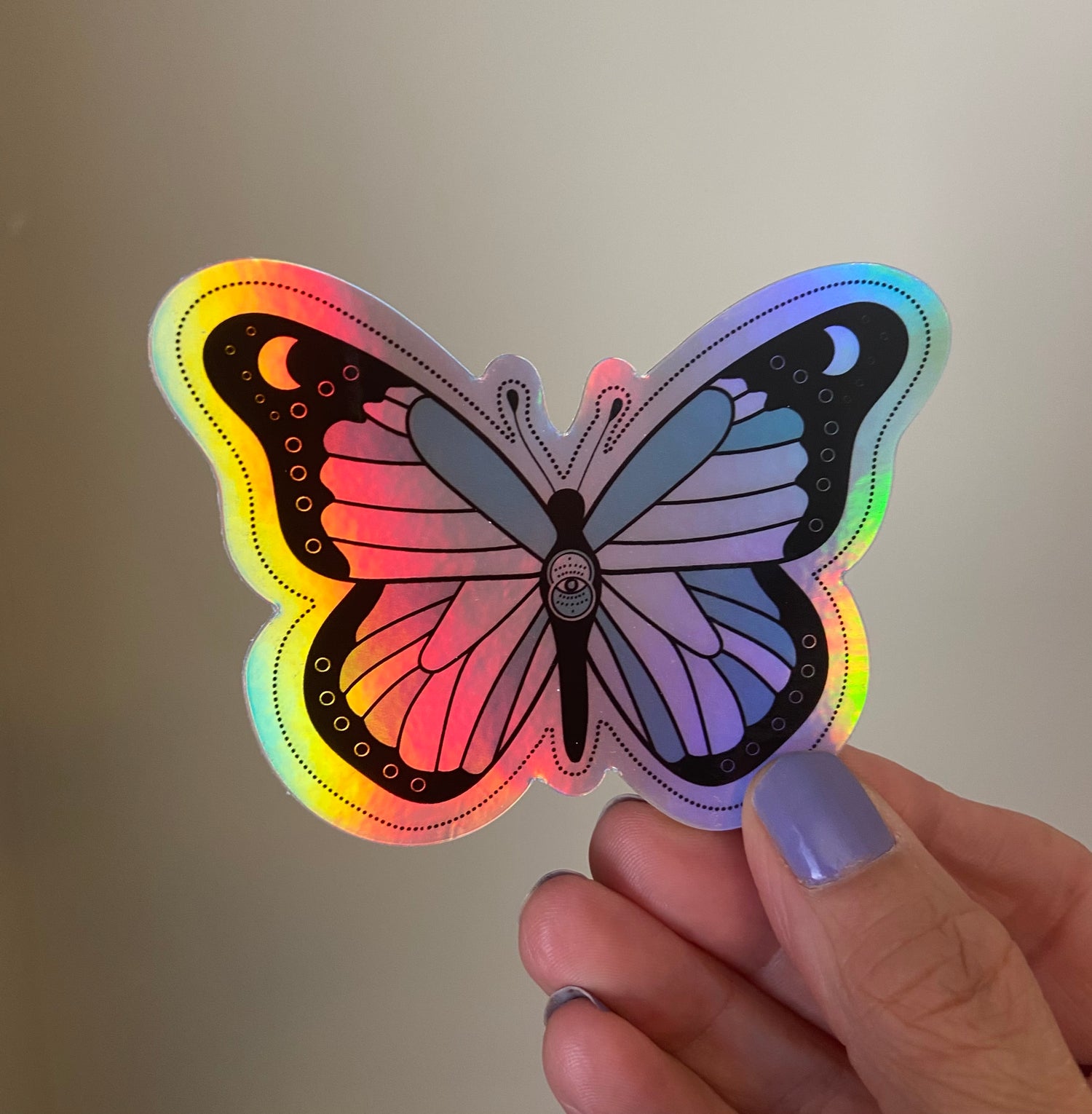 Mystic Butterfly - Holographic Sticker