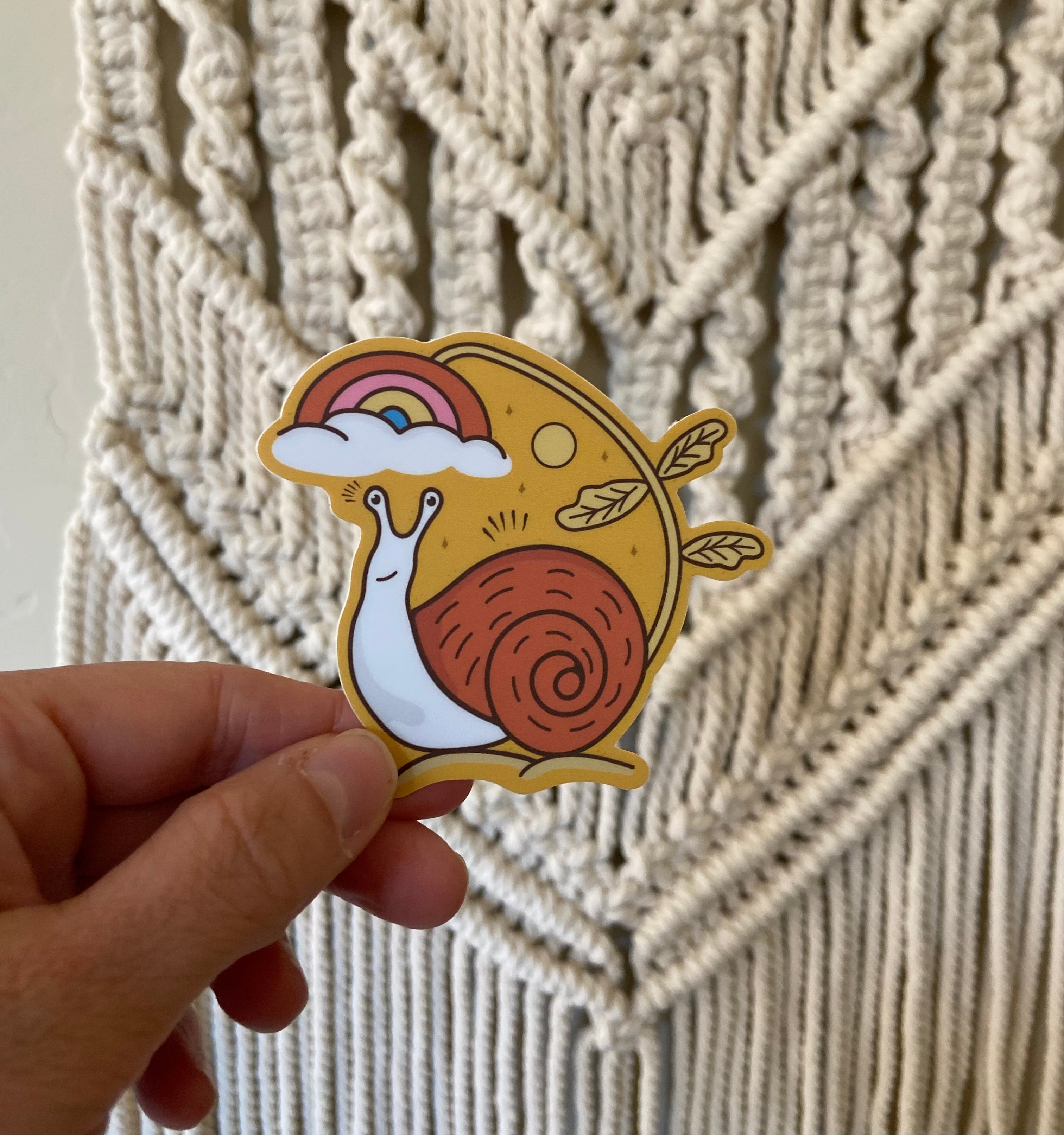 Rainbow Snail - Vinyl Sticker