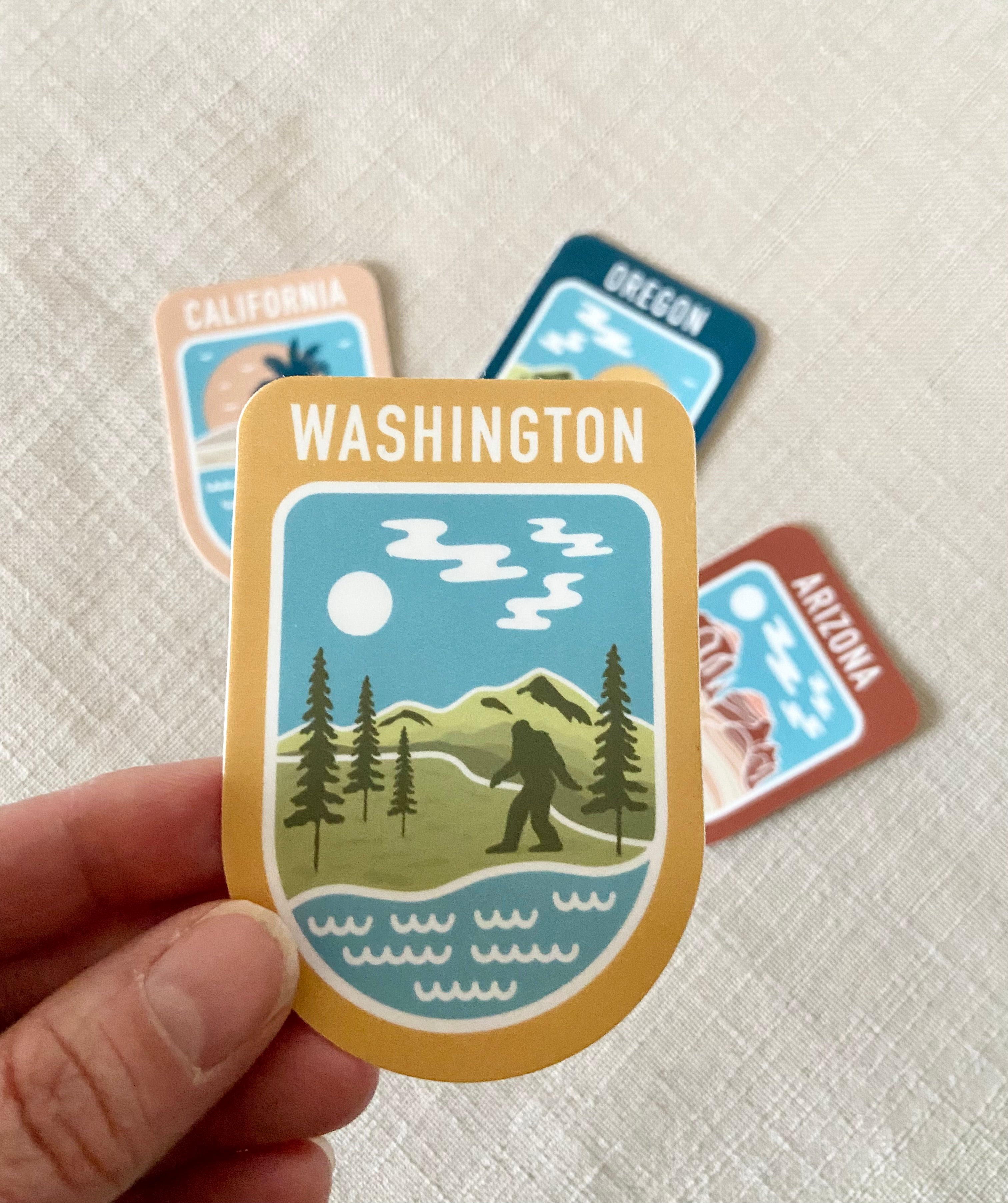State Scenic Route Washington - Vinyl Sticker