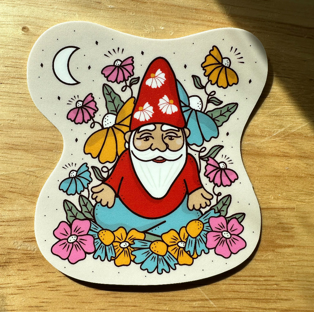 GNARLY GNOME - VINYL STICKER