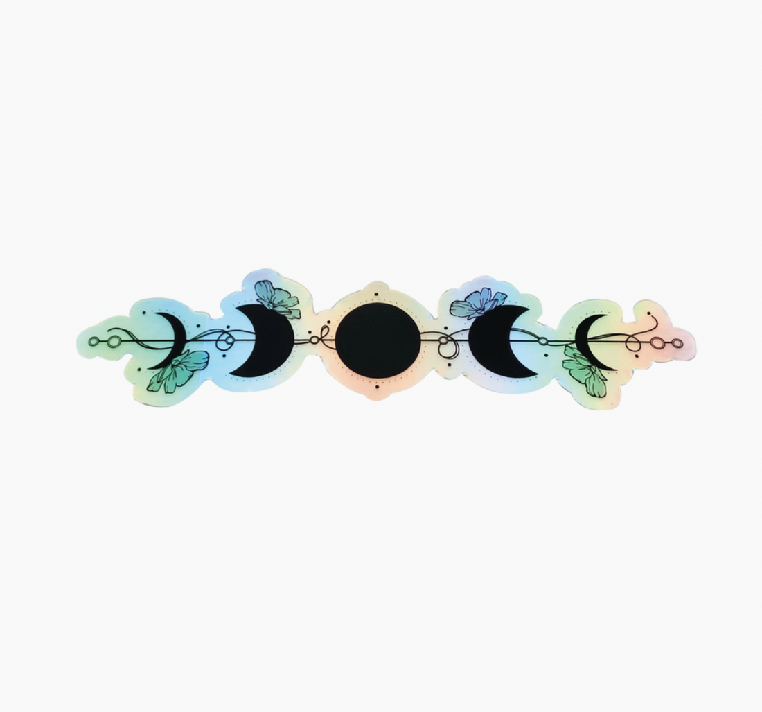 Moon Phases - Holographic Sticker