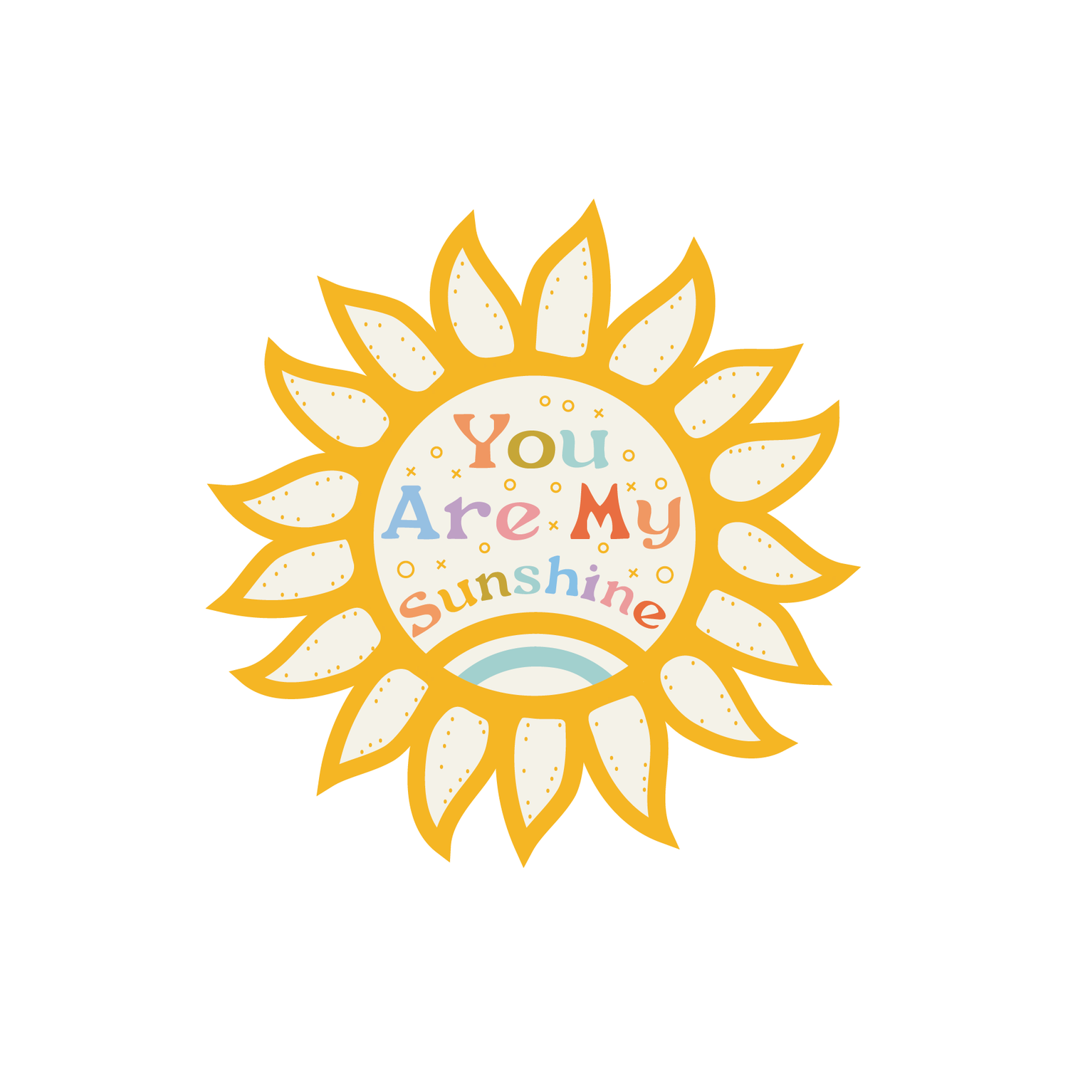 You Are My Sunshine - Vinyl Sticker