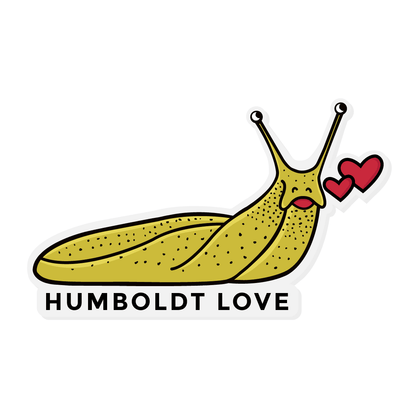 Humboldt Love Slug Vinyl Sticker - Shop Graphic Heart
