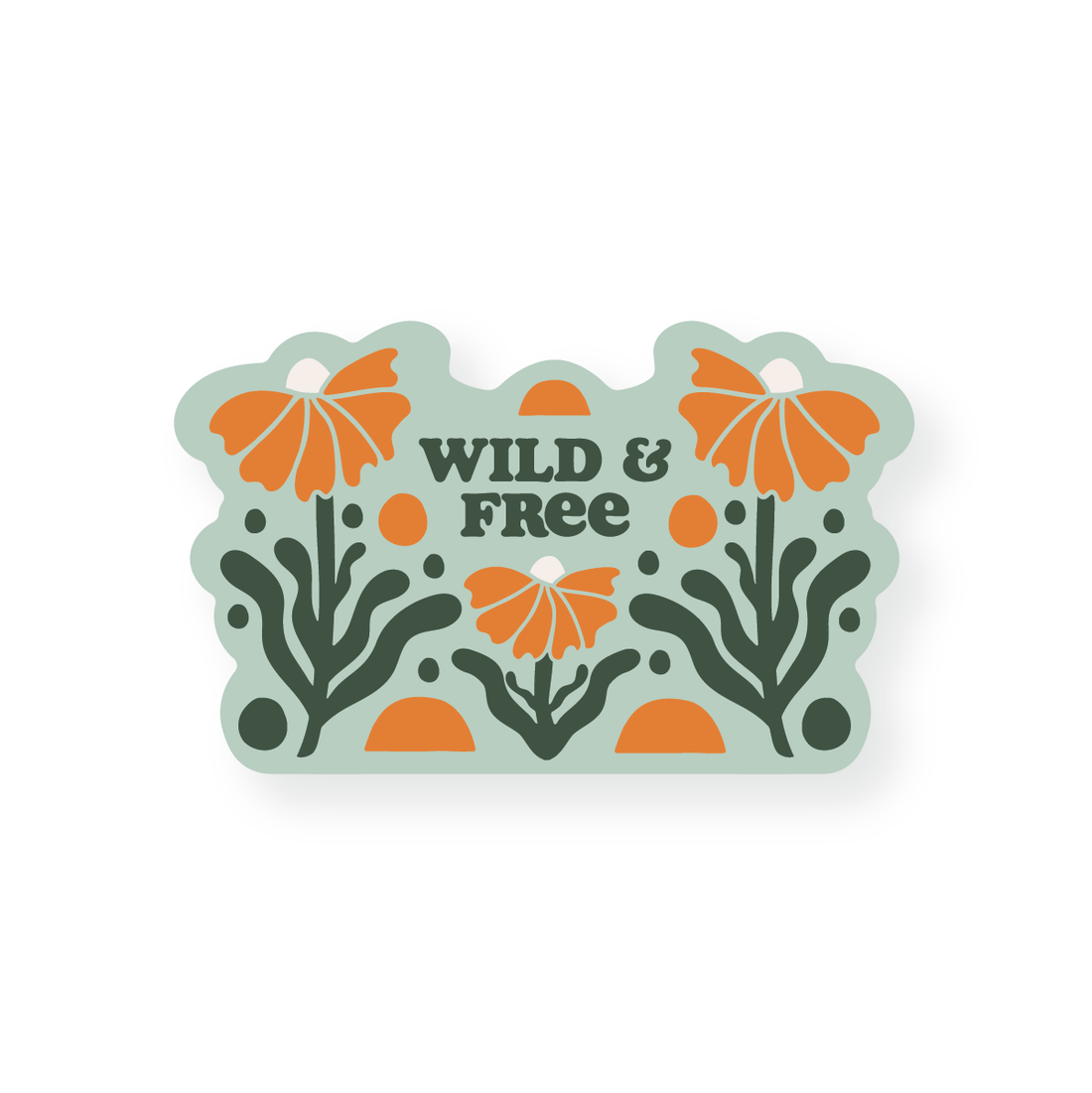 Wild and Free - Vinyl Sticker